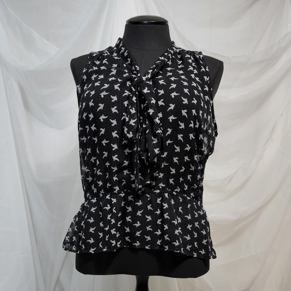 Charlotte Russe chffion bird top